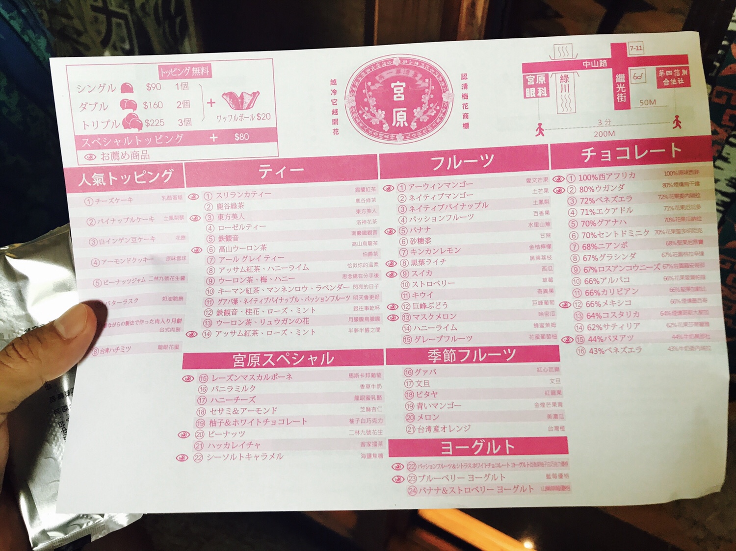02【台中】台中グルメ 宮原眼科でアイスを食べる方法