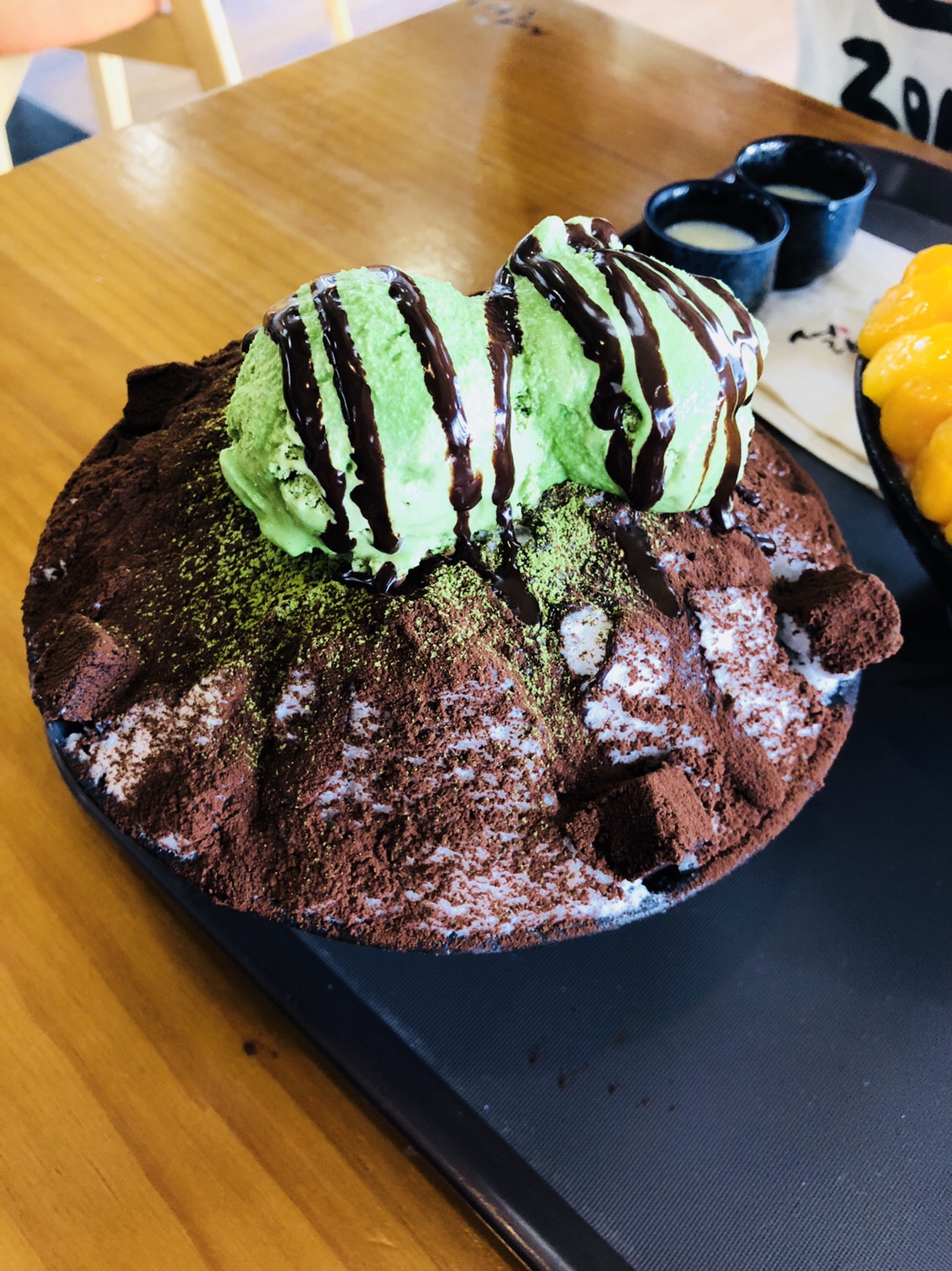 韓国家族四人旅 Ep10【海雲台】おすすめスイーツ！安定のソルビン🍧