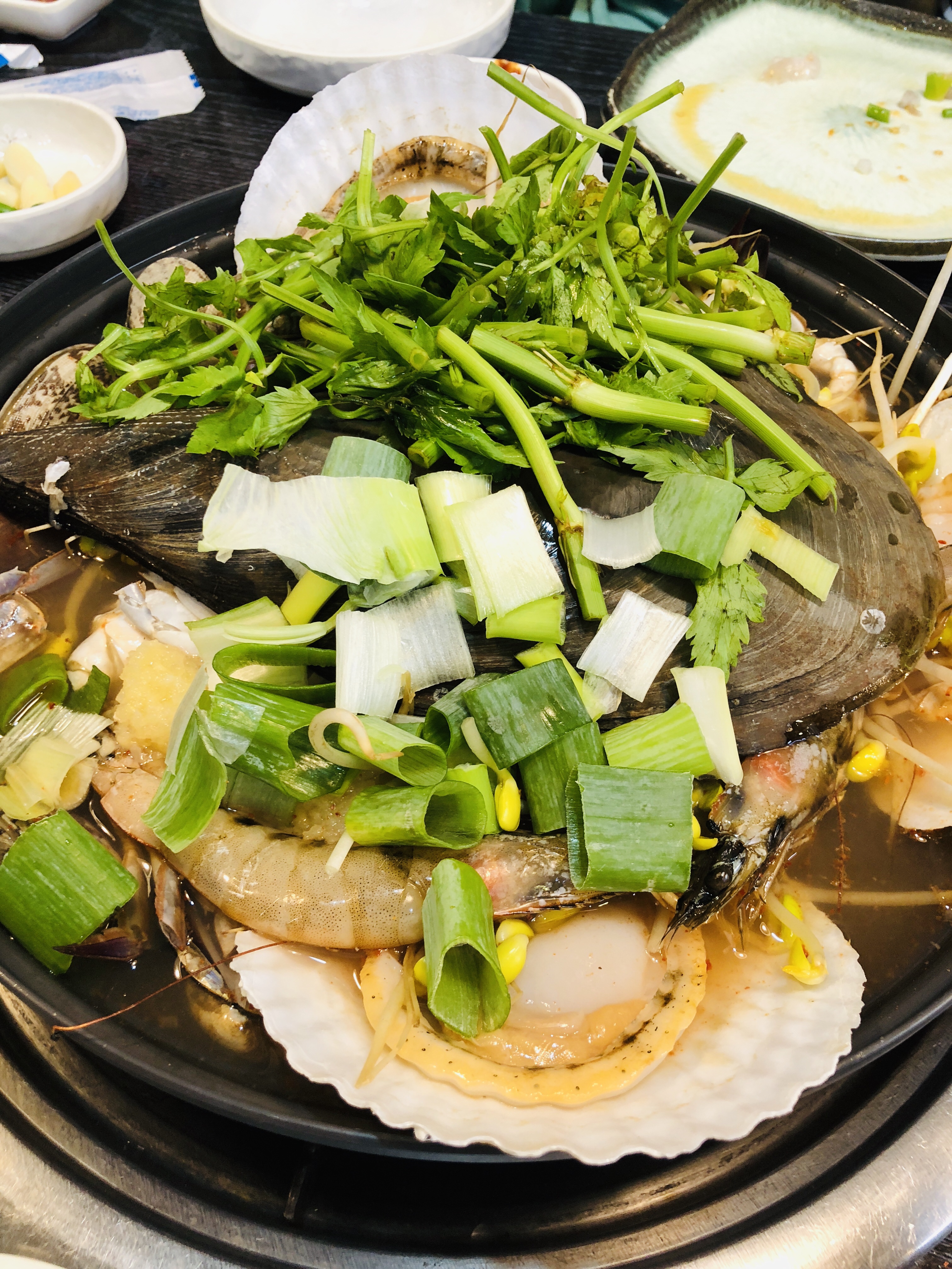 韓国家族四人旅 Ep15【海雲台グルメ】海鮮鍋と刺身とタコの踊り食いとポンテギの味