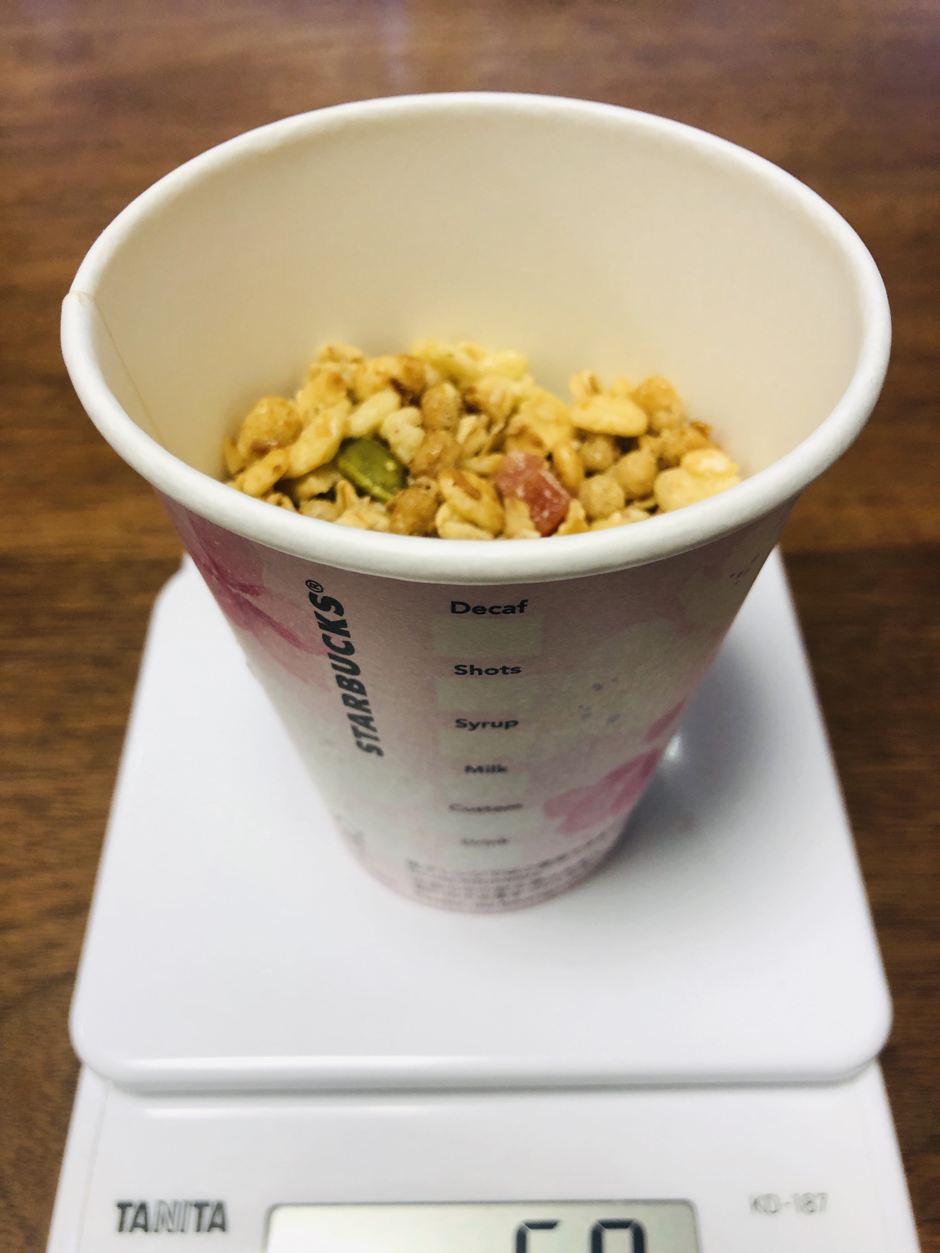 【フルグラ50g】どのくらい？ フルグラの量り方