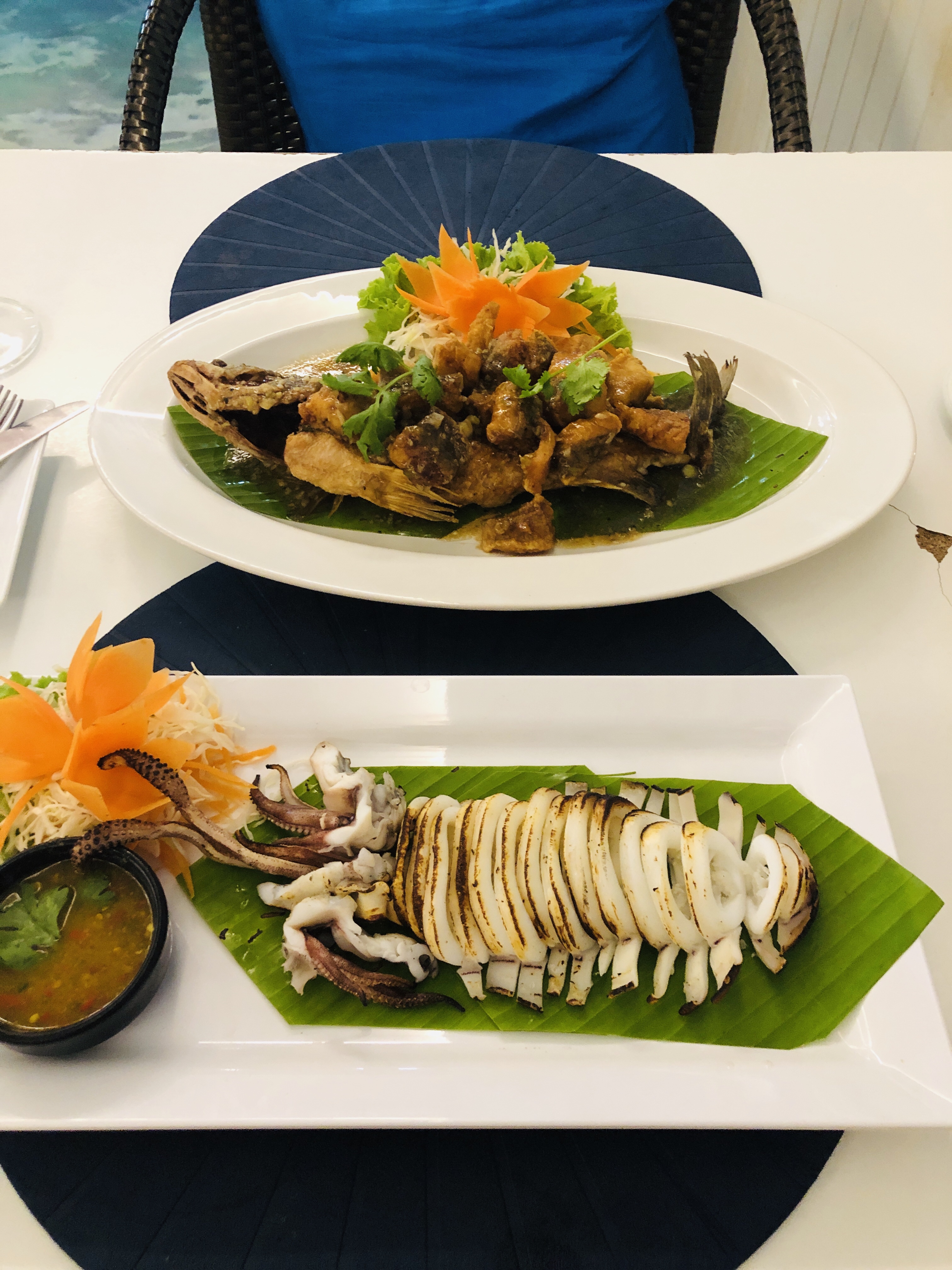 クラビ旅行記 14【アオナンビーチ】シーフード おすすめレストラン Ancora Blu Bistro and Bar