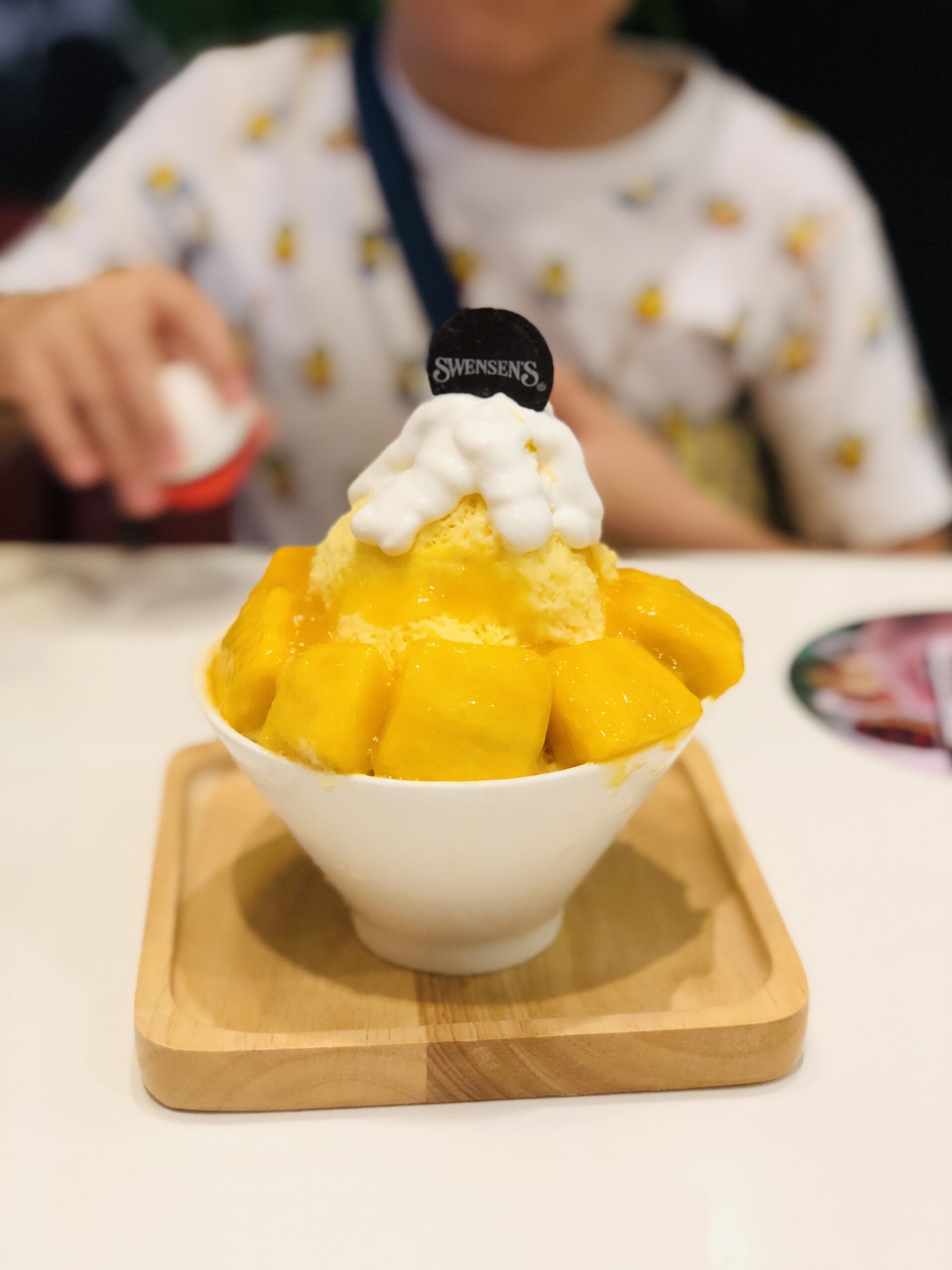 タイ旅行12【Swensen's】マンゴーかき氷の緑の物体の正体は？
