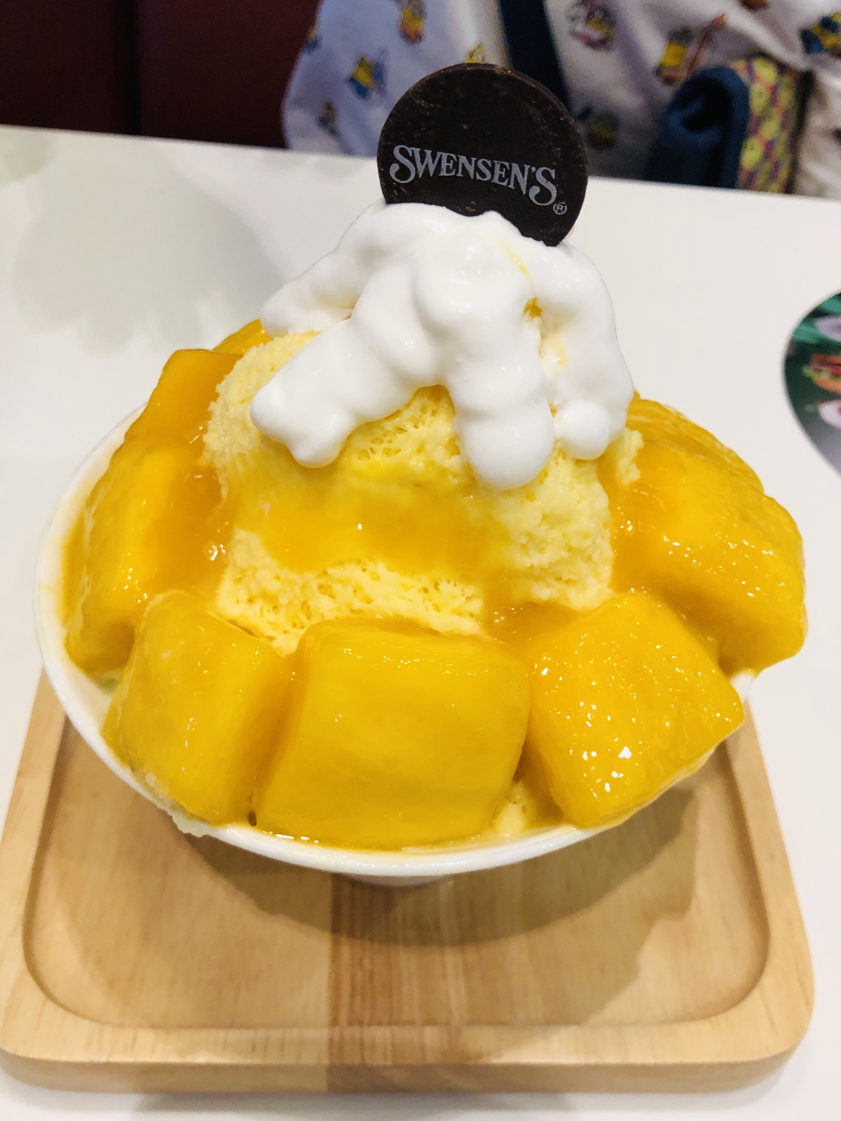 タイ旅行12【Swensen's】マンゴーかき氷の緑の物体の正体は？