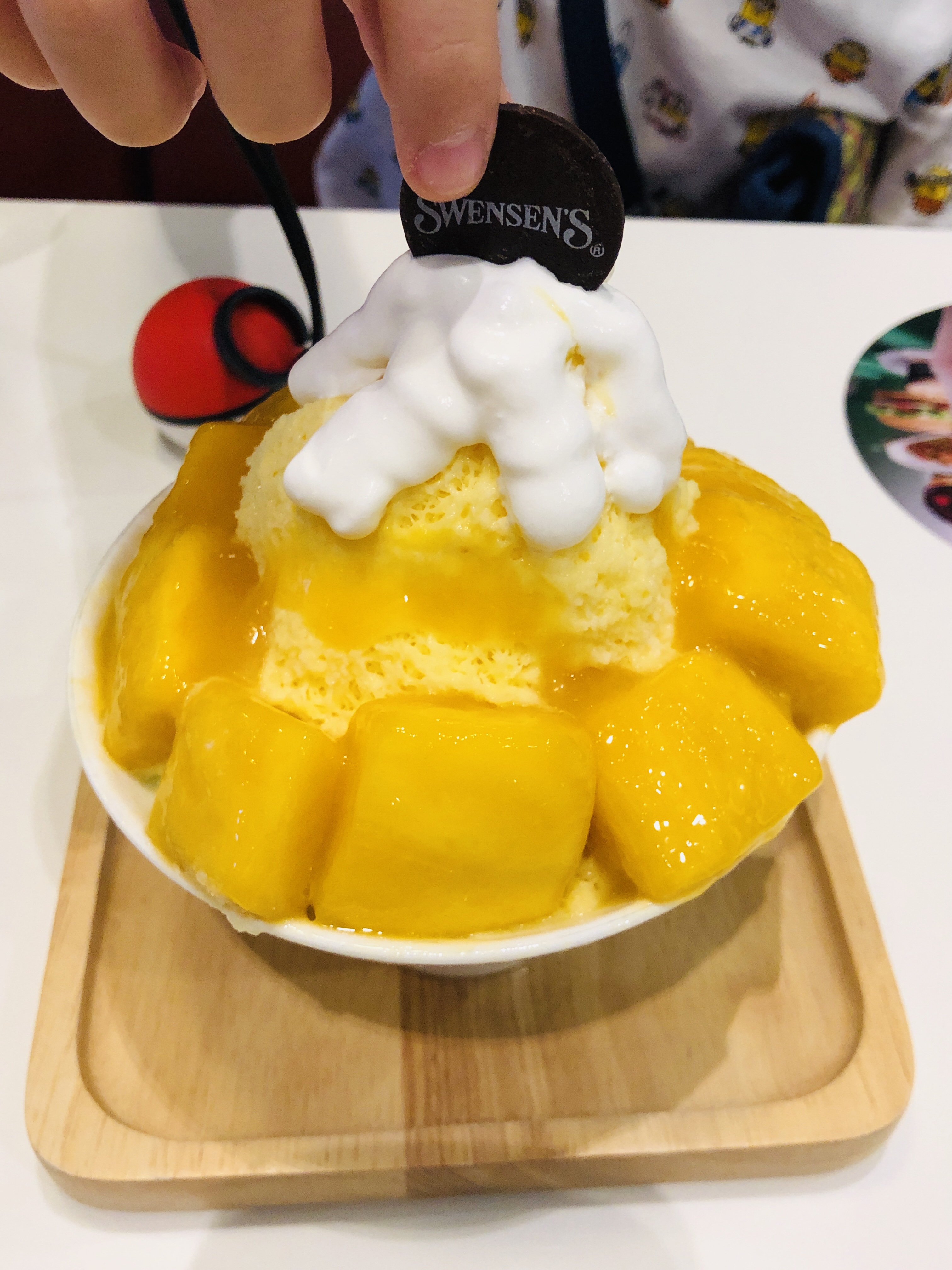 タイ旅行12【Swensen's】マンゴーかき氷の緑の物体の正体は？
