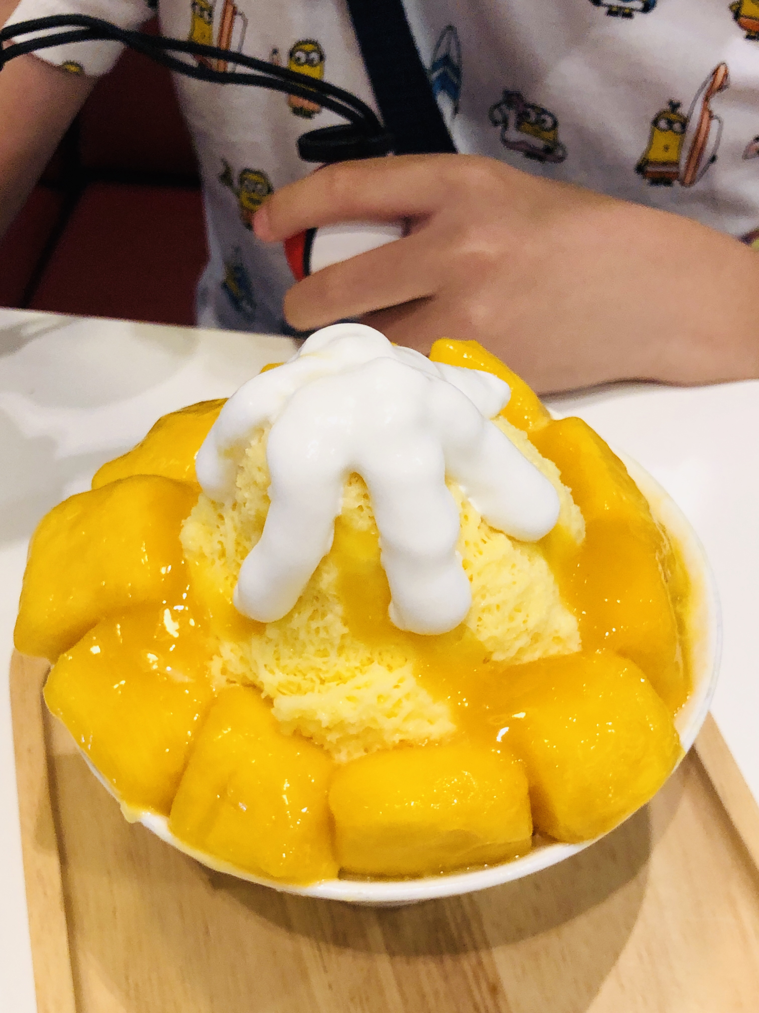 タイ旅行12【Swensen's】マンゴーかき氷の緑の物体の正体は？