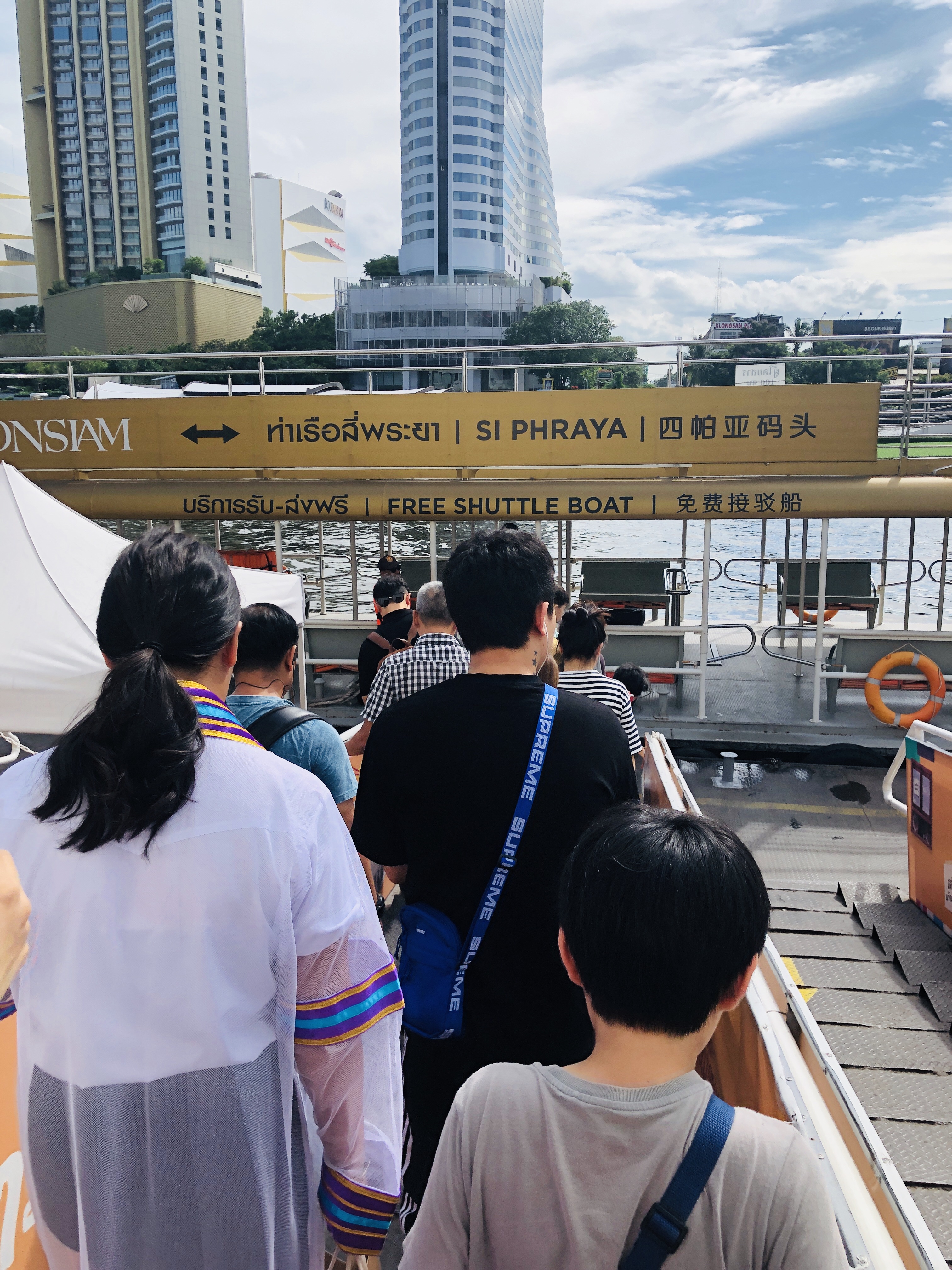 タイ旅行15【チャオプラヤー川】無料シャトルボートの乗り方