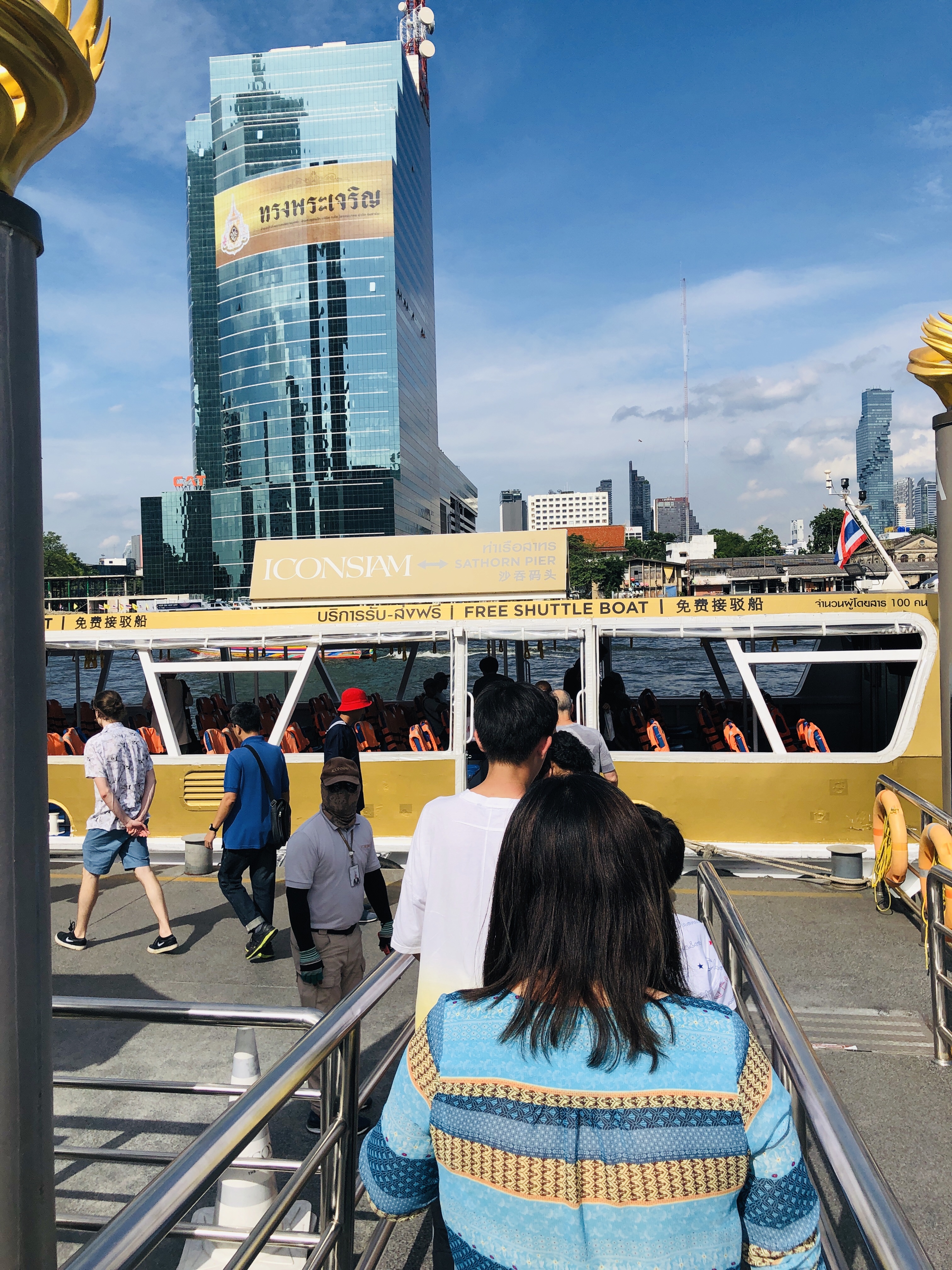 タイ旅行15【チャオプラヤー川】無料シャトルボートの乗り方