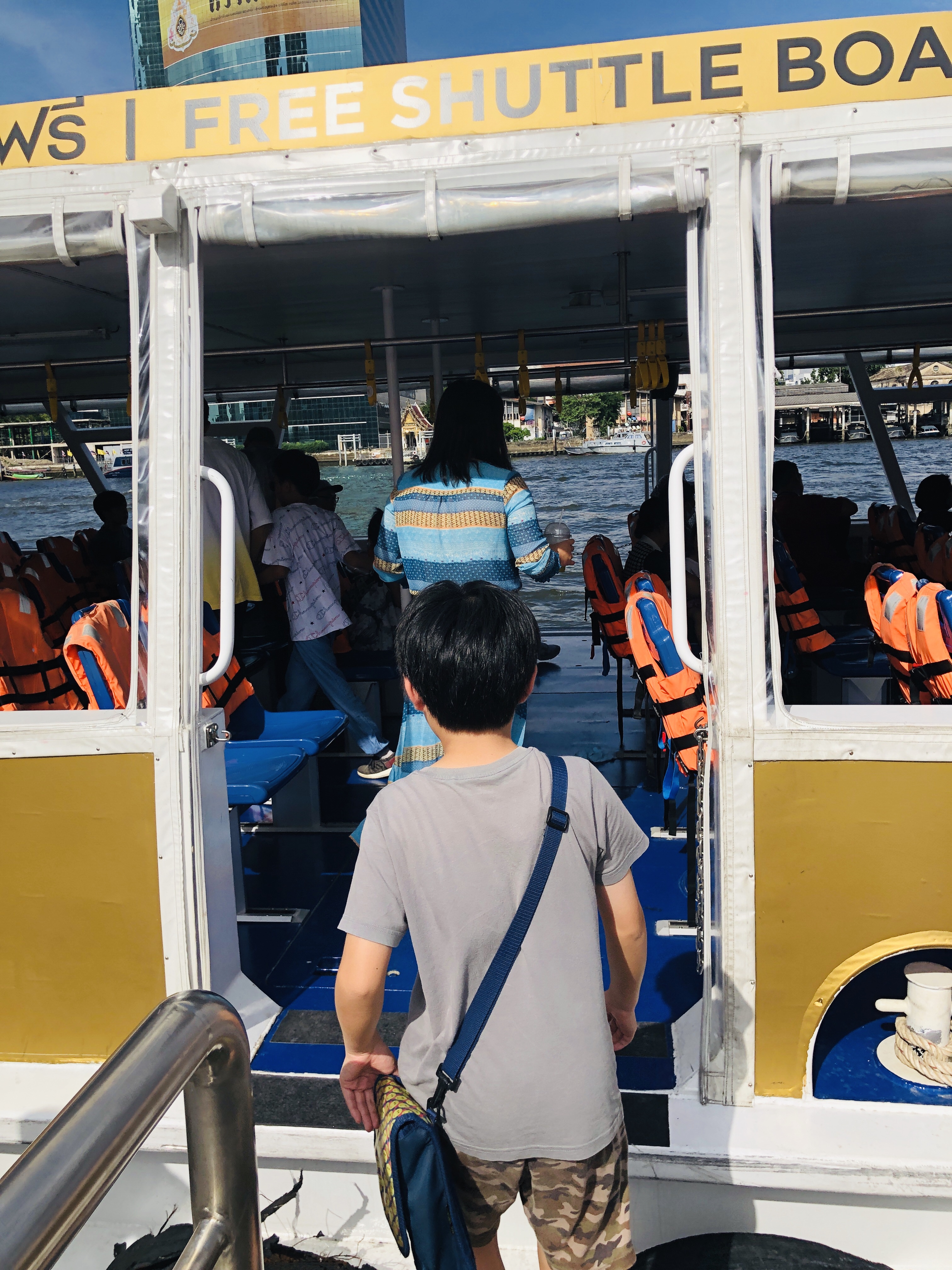 タイ旅行15【チャオプラヤー川】無料シャトルボートの乗り方
