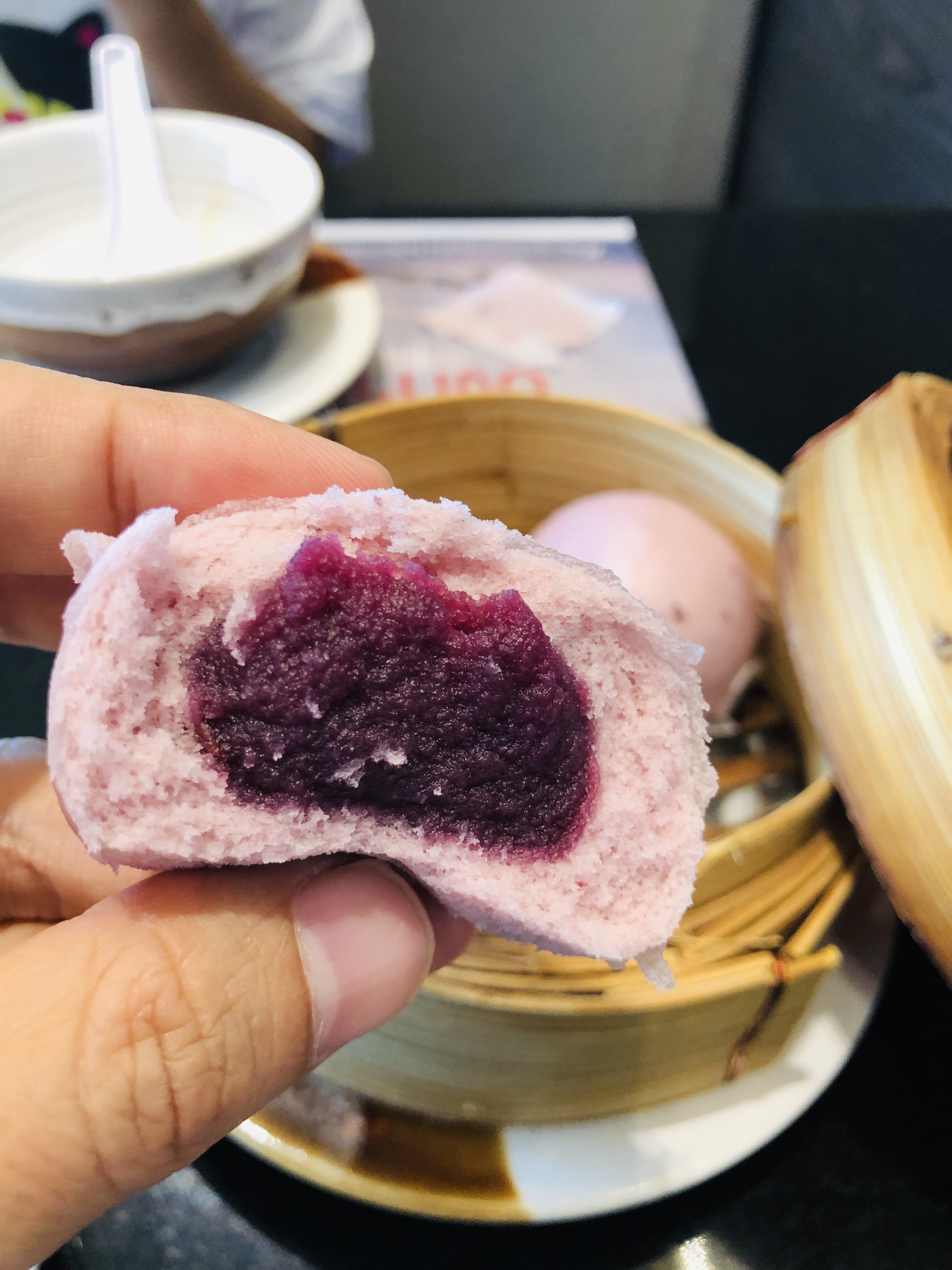 タイ旅行17【MKレストラン】紫芋の饅頭が美味し過ぎてお代わりした件【バンコク】