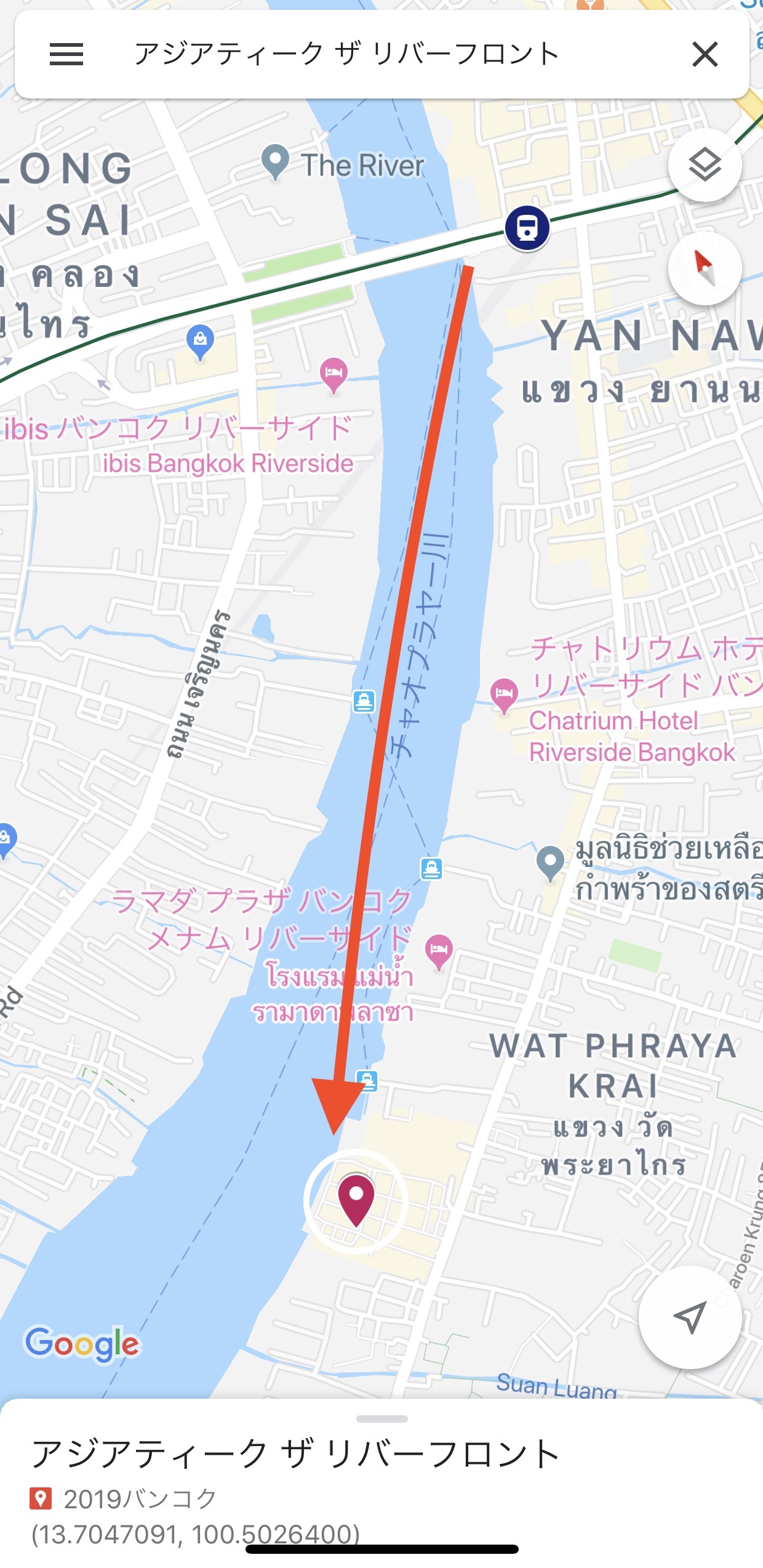タイ旅行18【アジアティーク攻略②】船での行き方
