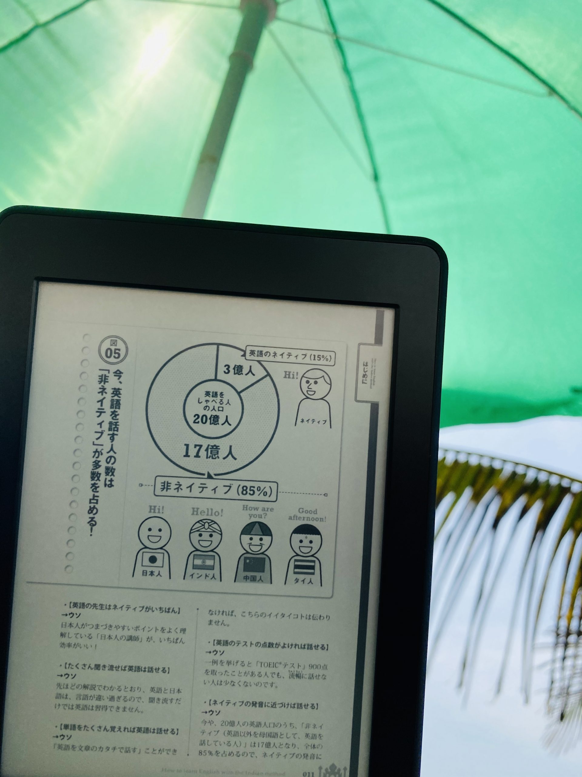 【インド旅行記】EP08 ゴア アンジュナビーチでKindleペーパーホワイト【旅行の持ち物】