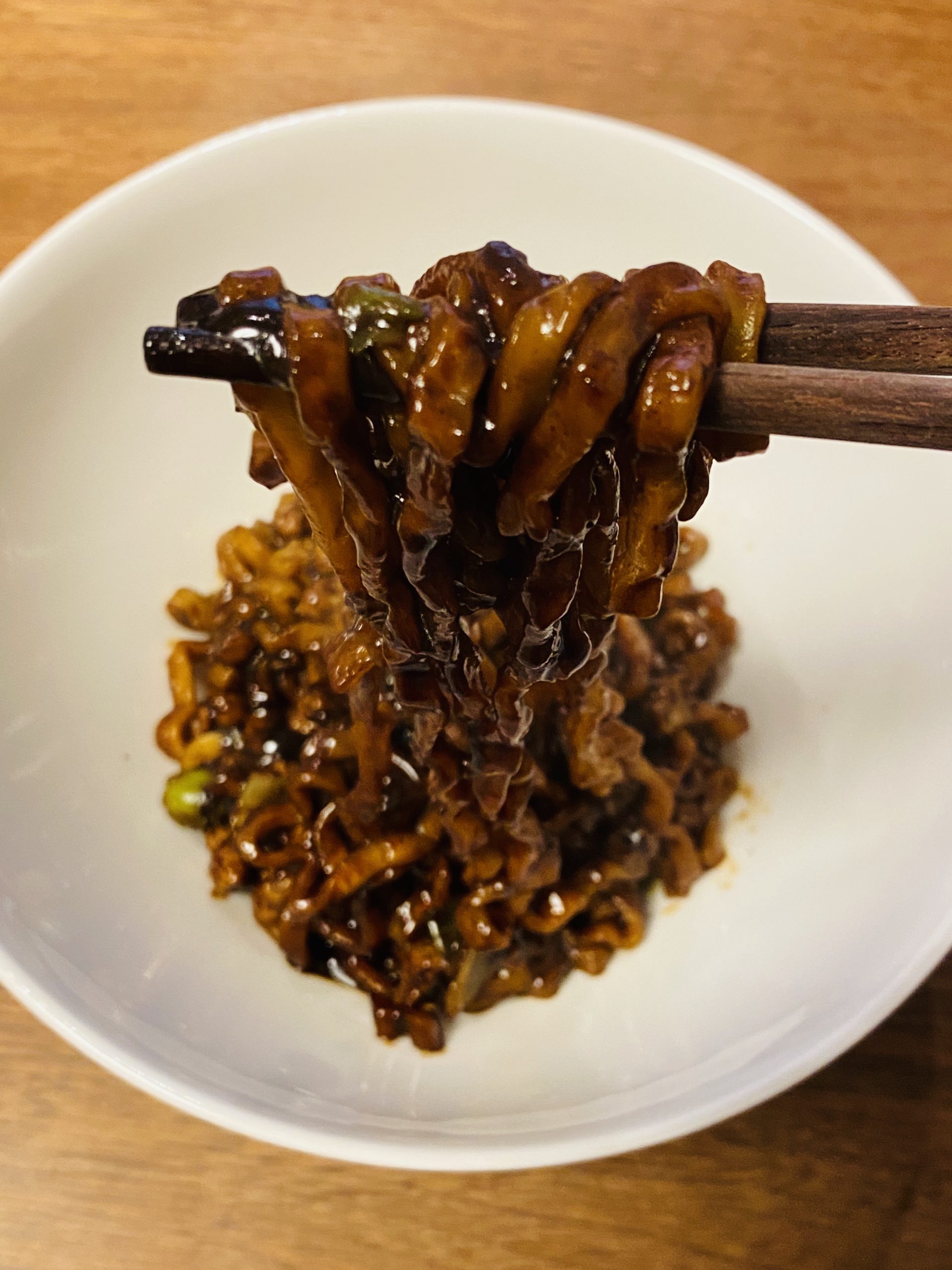 韓国のインスタントのジャージャー麺の作り方【ジンチャジャン編】