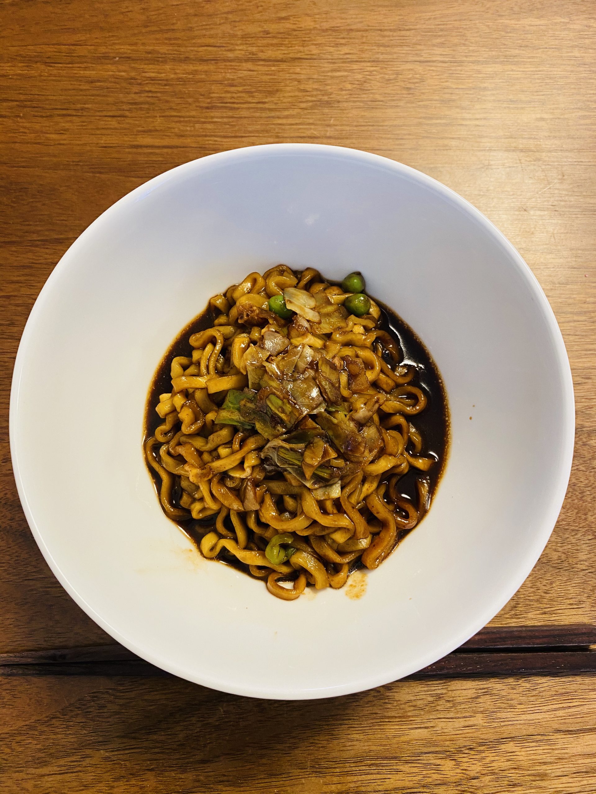 韓国のインスタントのジャージャン麺の作り方【チャーワン編】