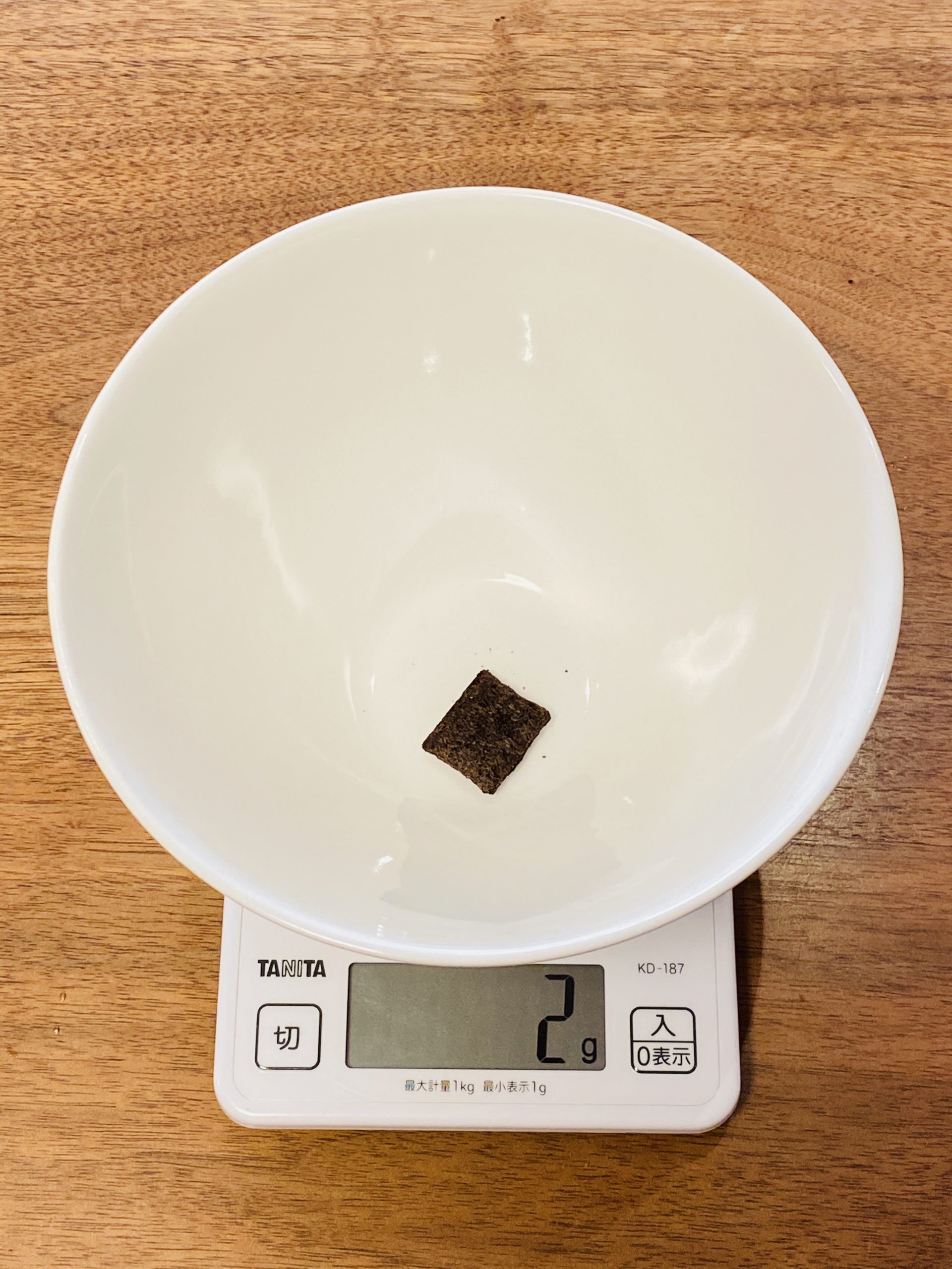 【チョコビッツ40g】どのくらい？ チョコビッツの量り方