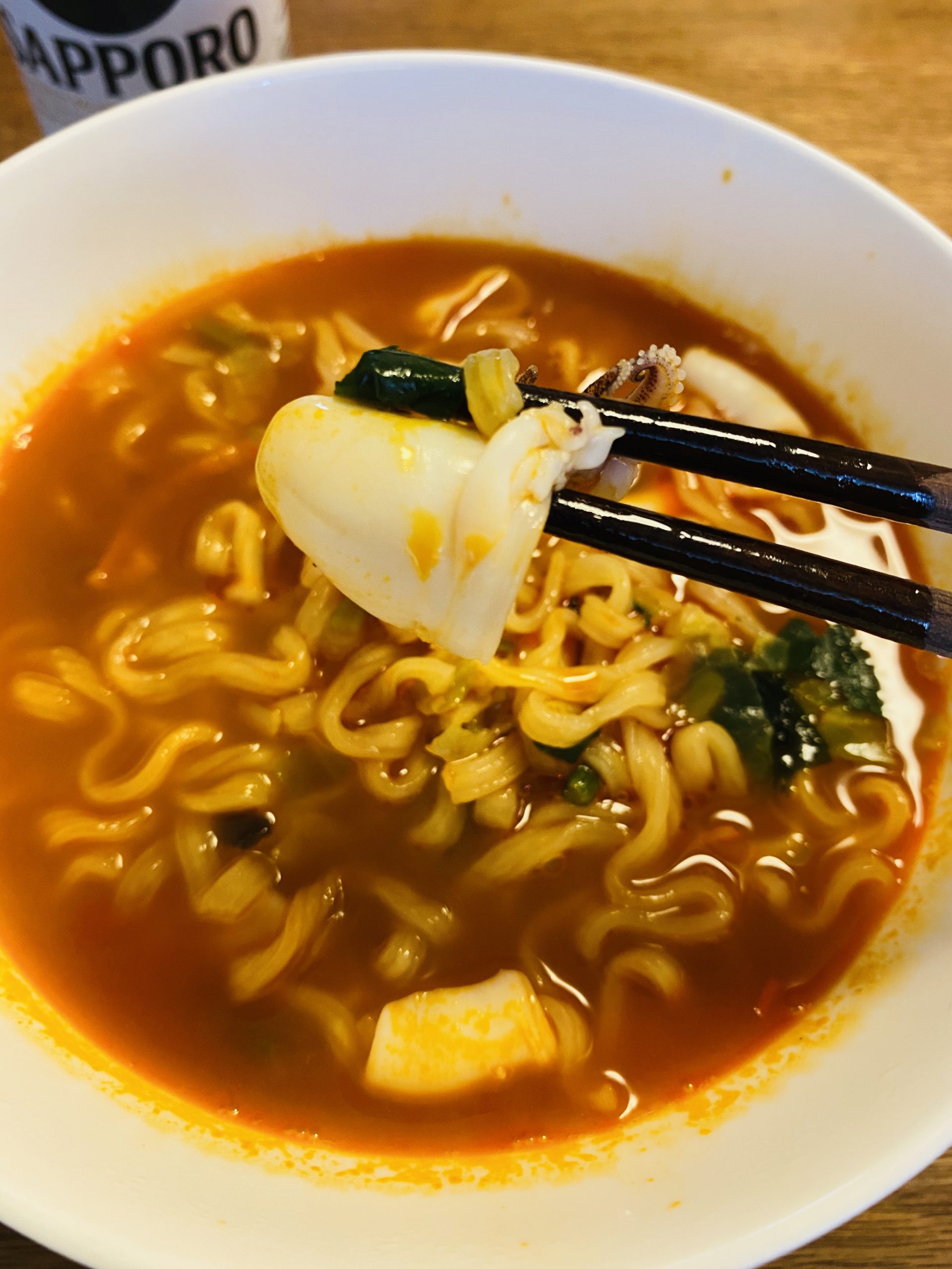 旨辛海鮮ちゃんぽんの作り方とおすすめトッピング