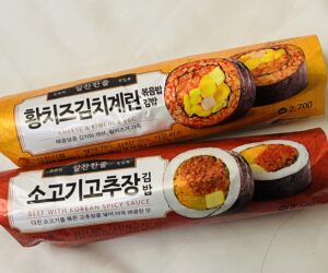 韓国ソウル旅 Ep16 コンビニのキンパ（海苔巻き）の食べ方