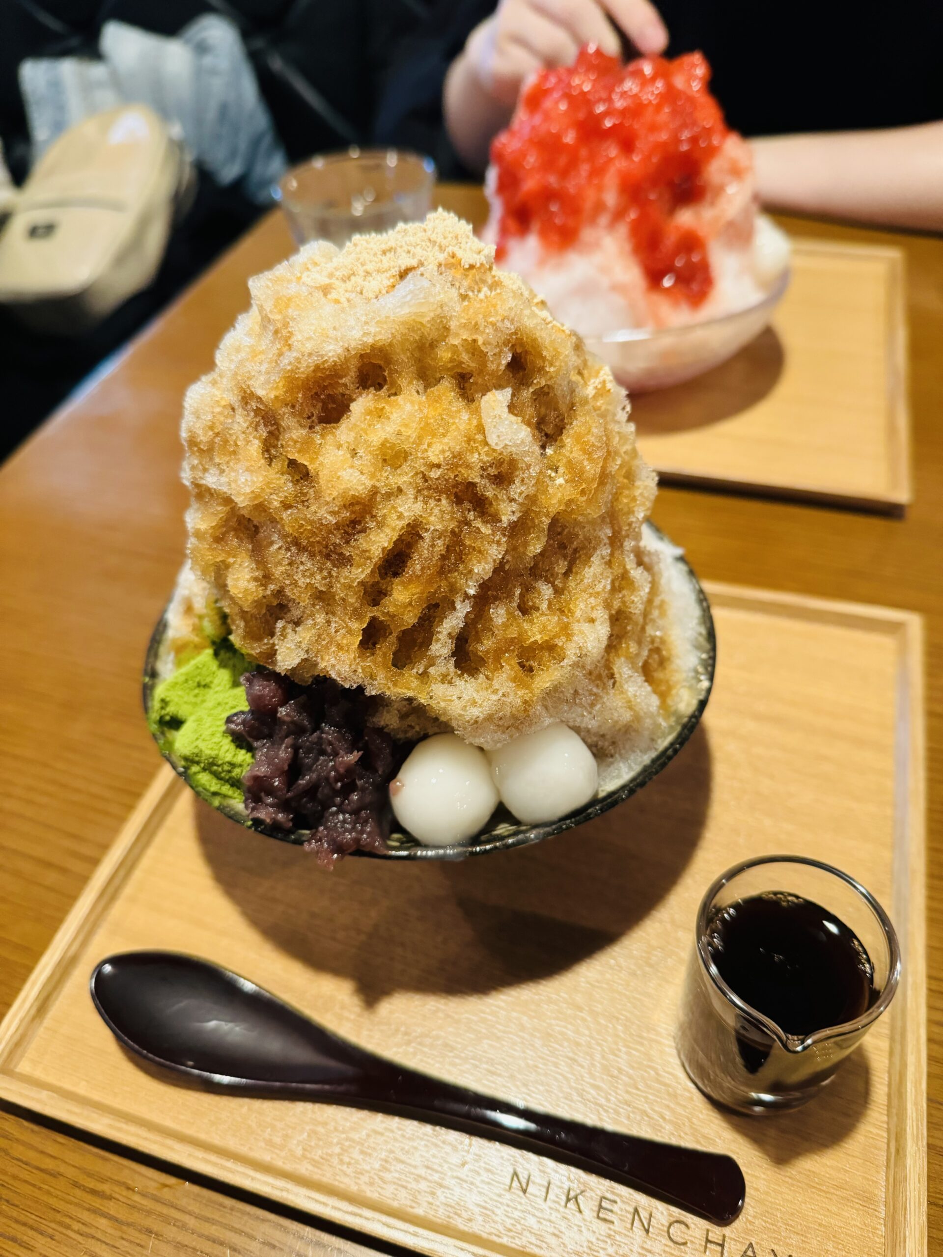 【京都・滋賀の旅】Ep03 八坂神社でかき氷を食べる父子【二軒茶屋】