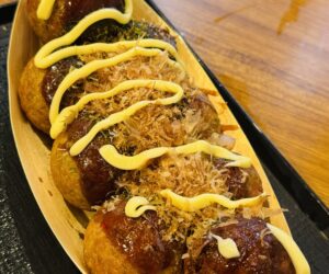 신주쿠 가부키초 긴다코 타코야키 맛보기｜新宿歌舞伎町銀だこでたこ焼きを堪能